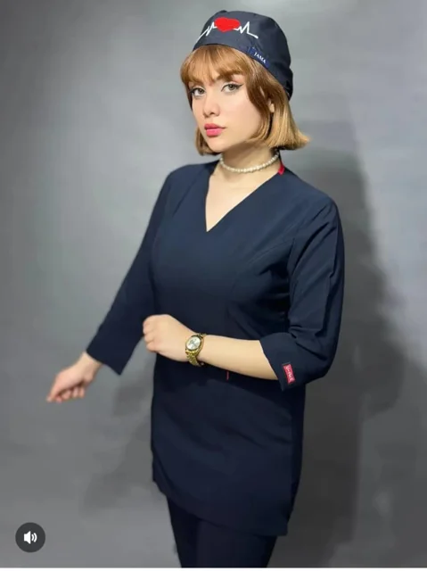 تونیک و شلوار سرمه ای